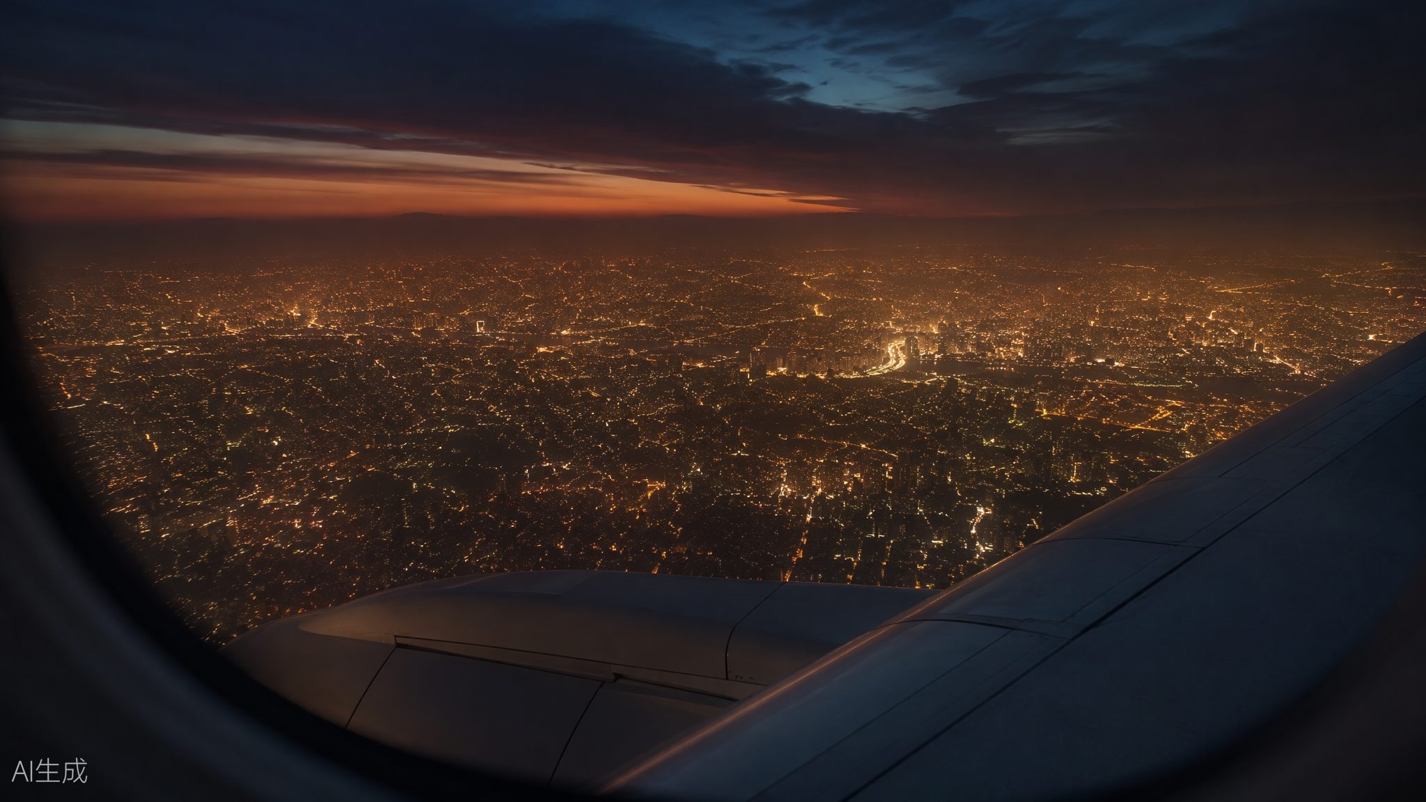 Nighttime arrival in Japan: a quiet, rain-touched Tokyo street lit by signage.